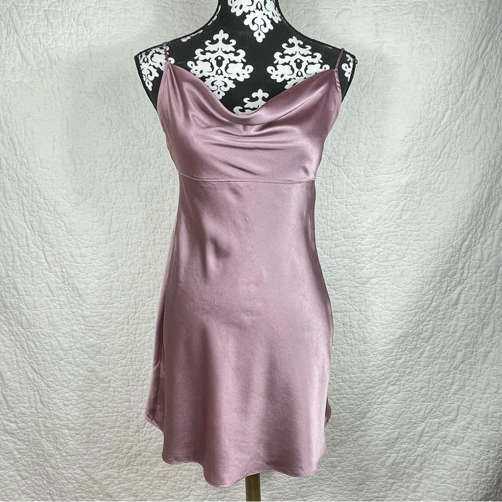 Victoria's Secret Lavender Satin Chemise